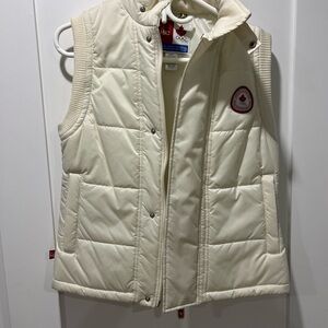 Vintage ladies HBC Canada Puffer Vest medium